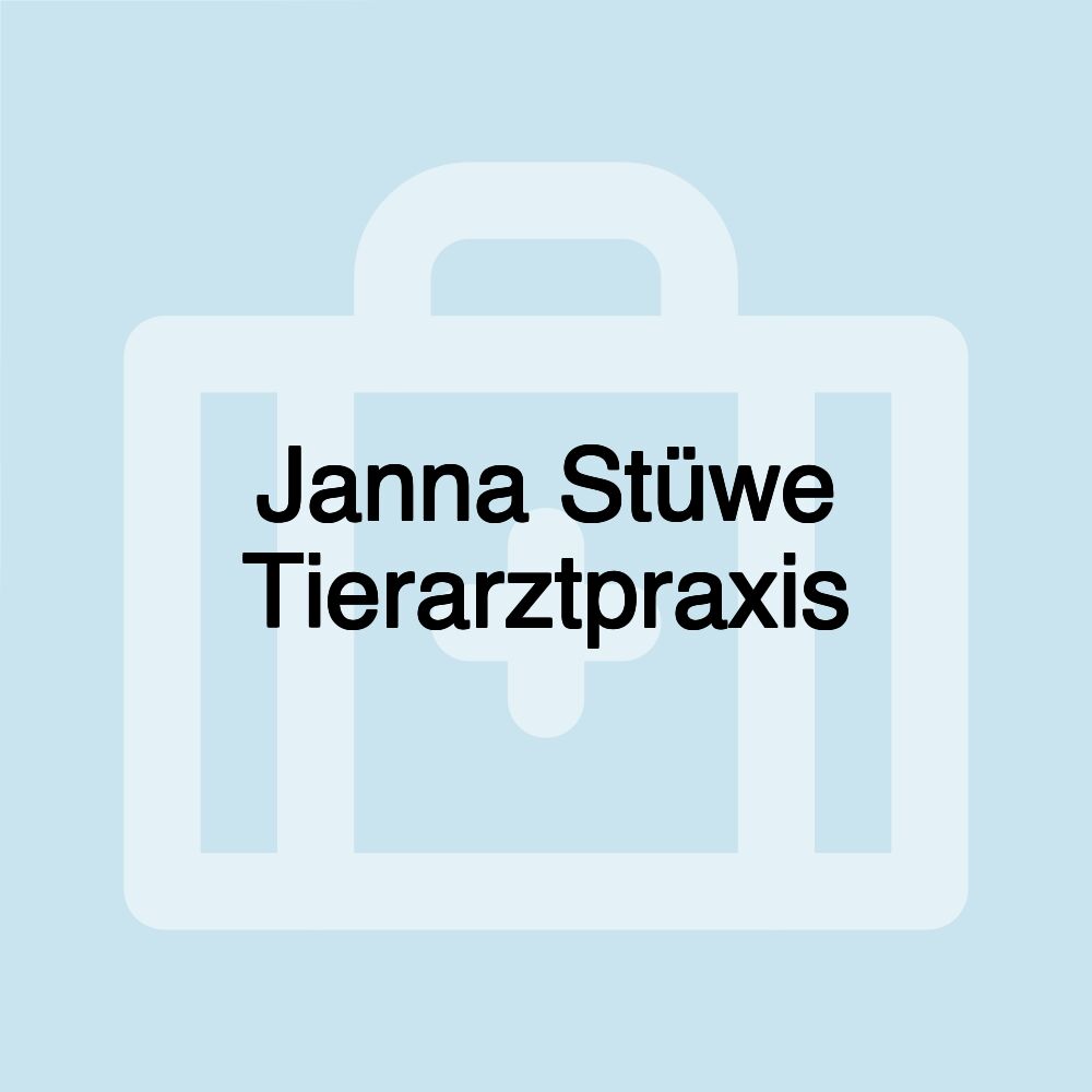 Janna Stüwe Tierarztpraxis