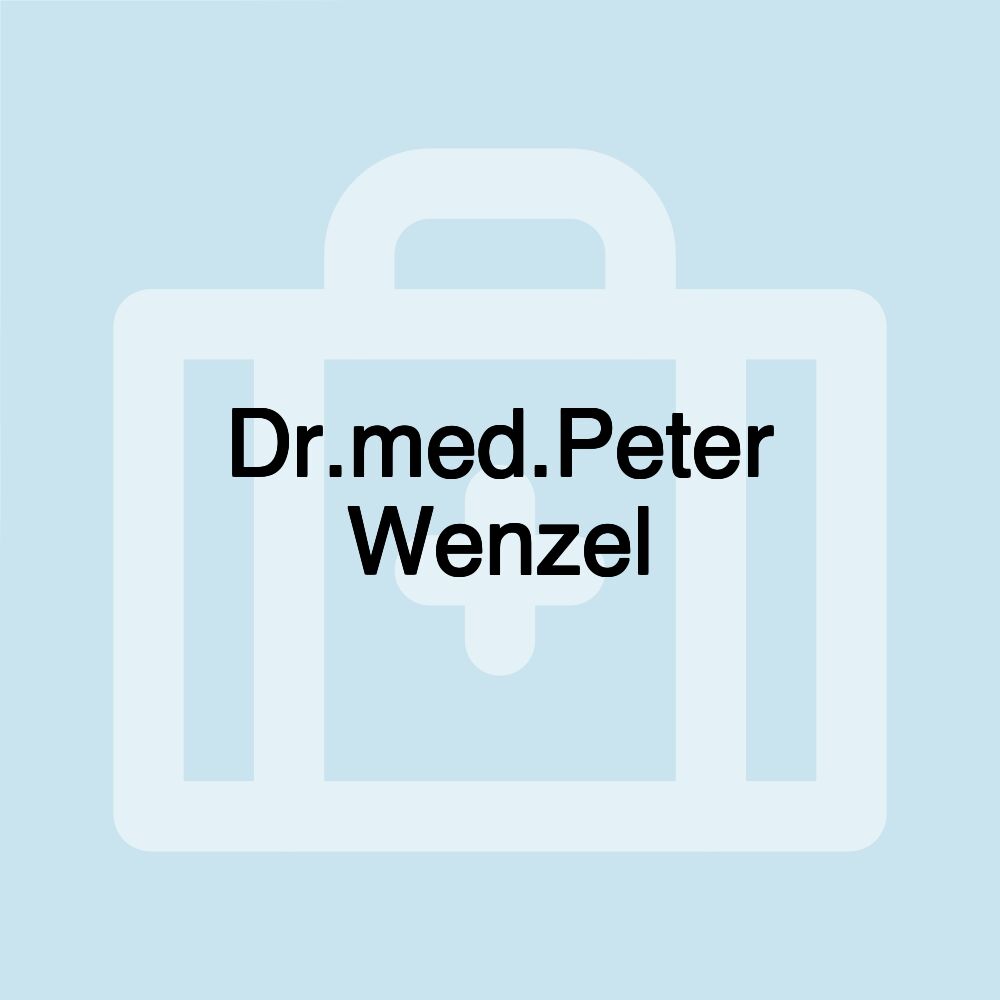 Dr.med.Peter Wenzel