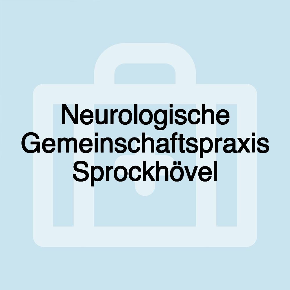 Neurologische Gemeinschaftspraxis Sprockhövel