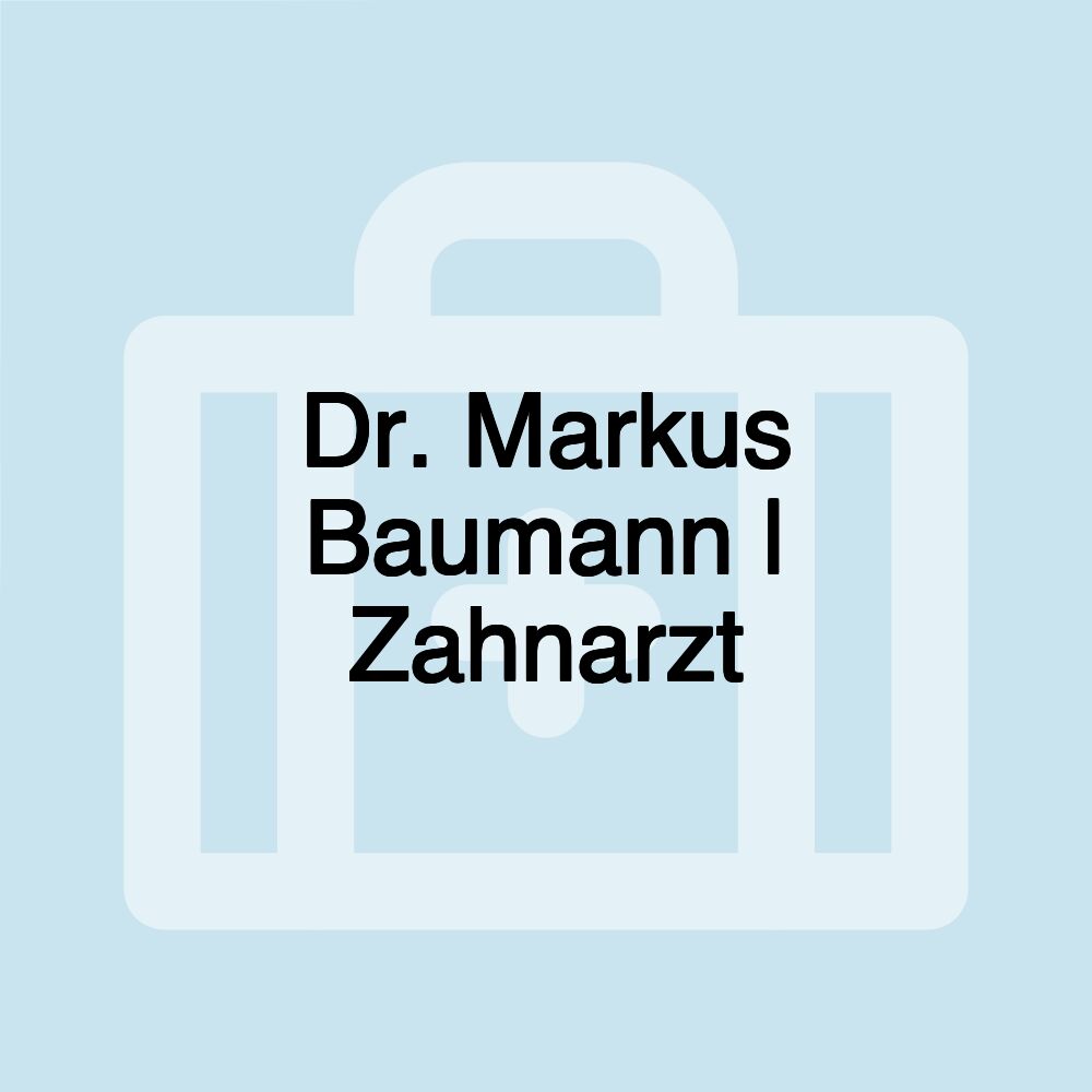 Dr. Markus Baumann | Zahnarzt