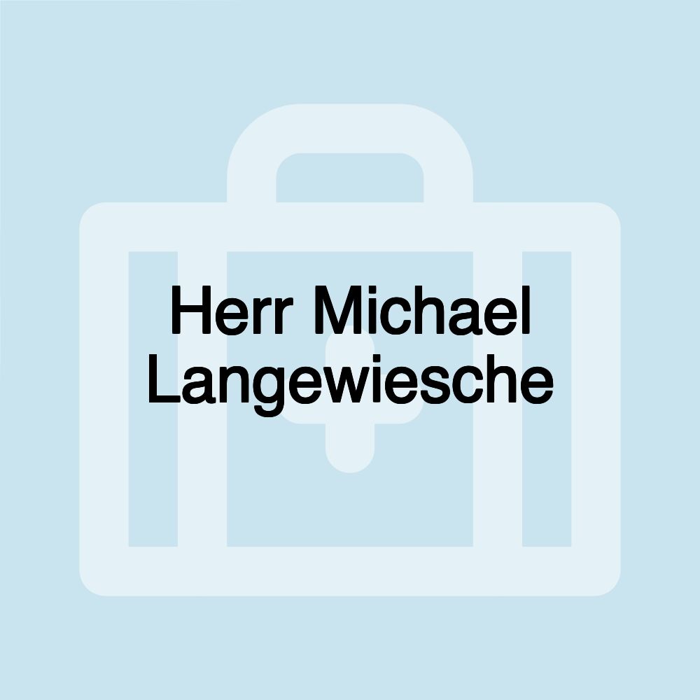 Herr Michael Langewiesche