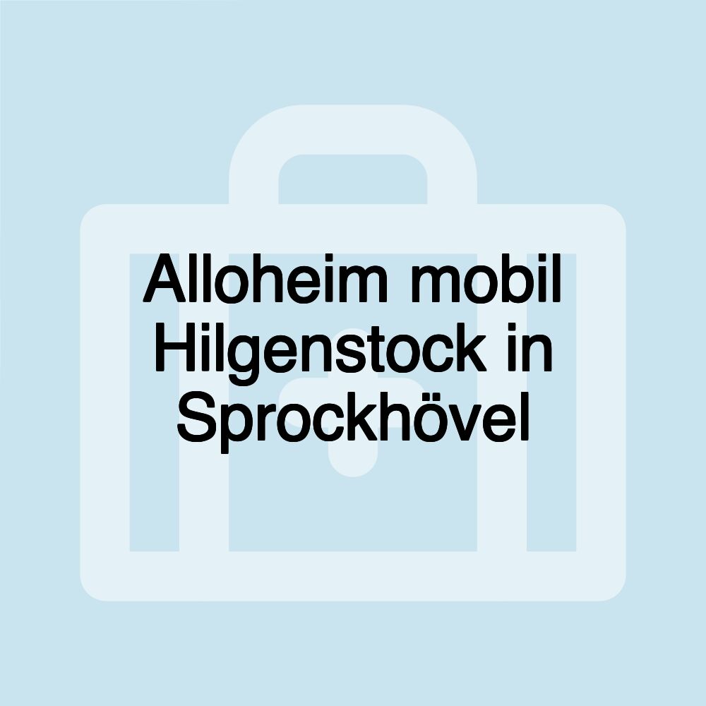 Alloheim mobil Hilgenstock in Sprockhövel