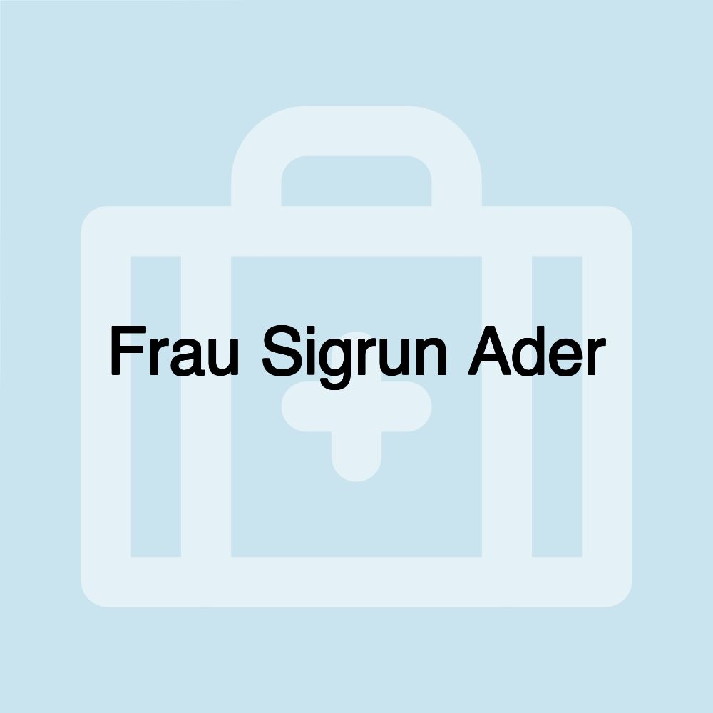 Frau Sigrun Ader