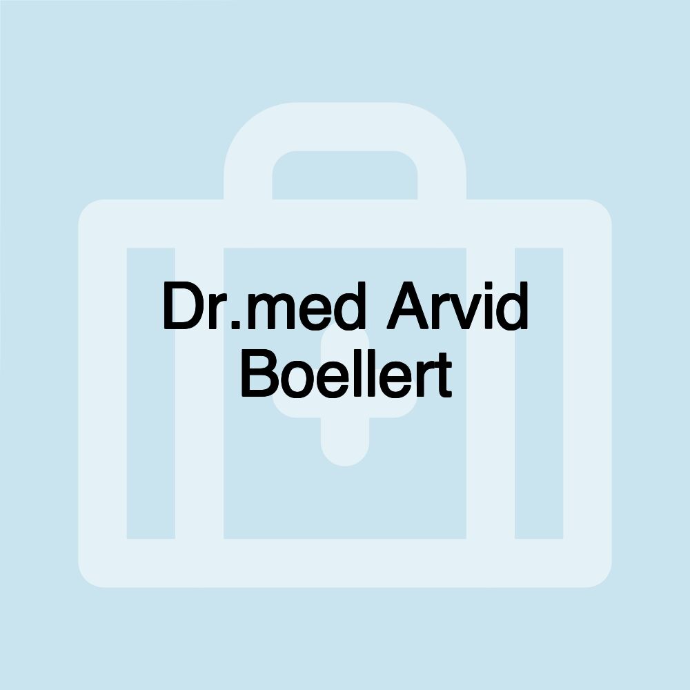 Dr.med Arvid Boellert