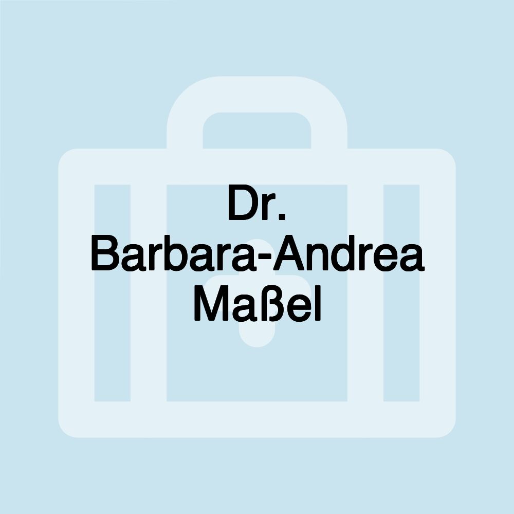 Dr. Barbara-Andrea Maßel