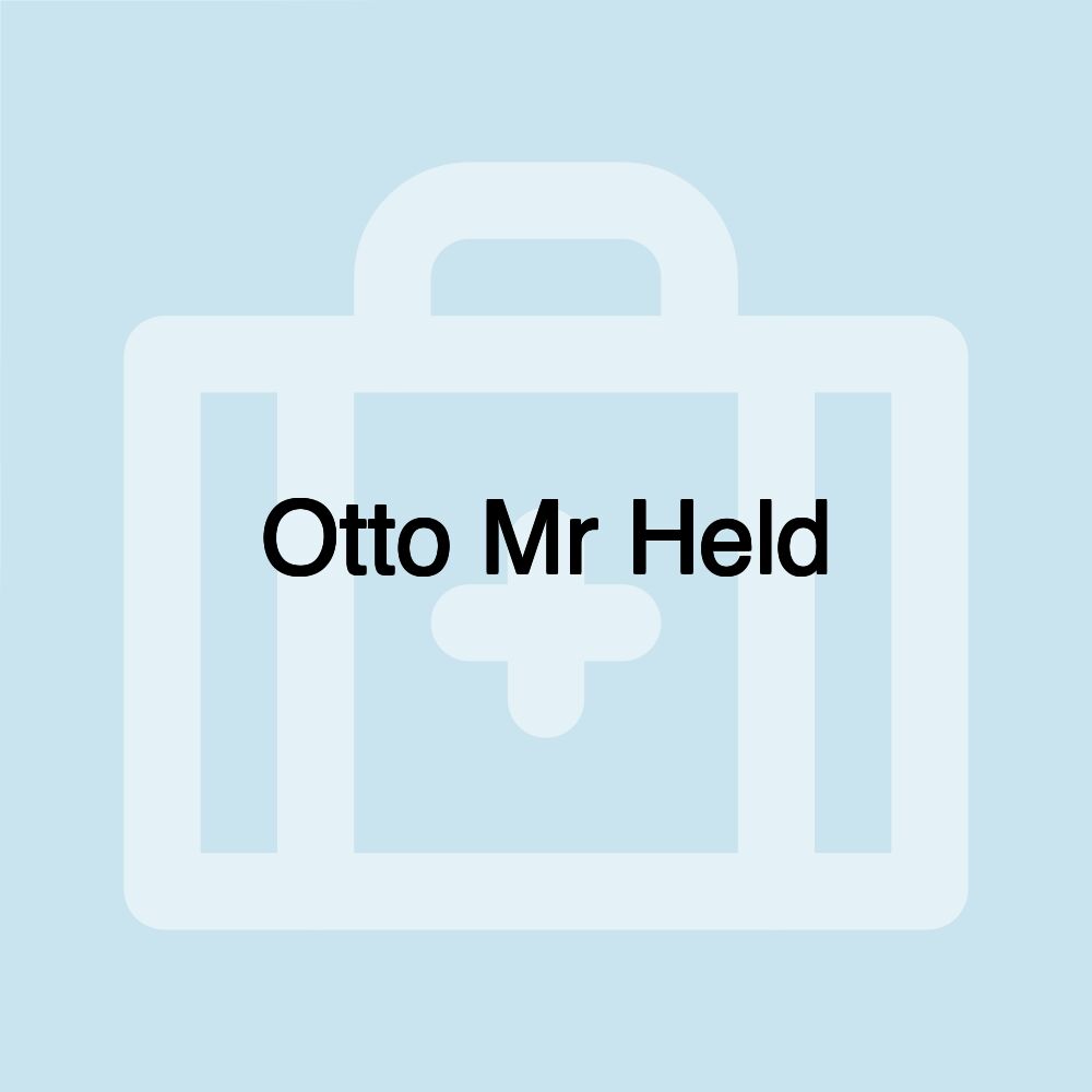 Otto Mr Held