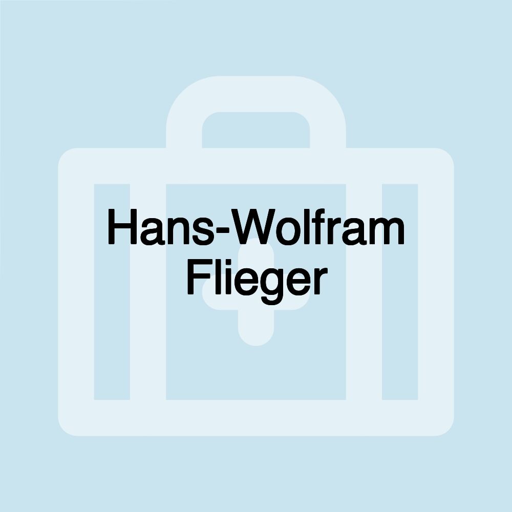 Hans-Wolfram Flieger