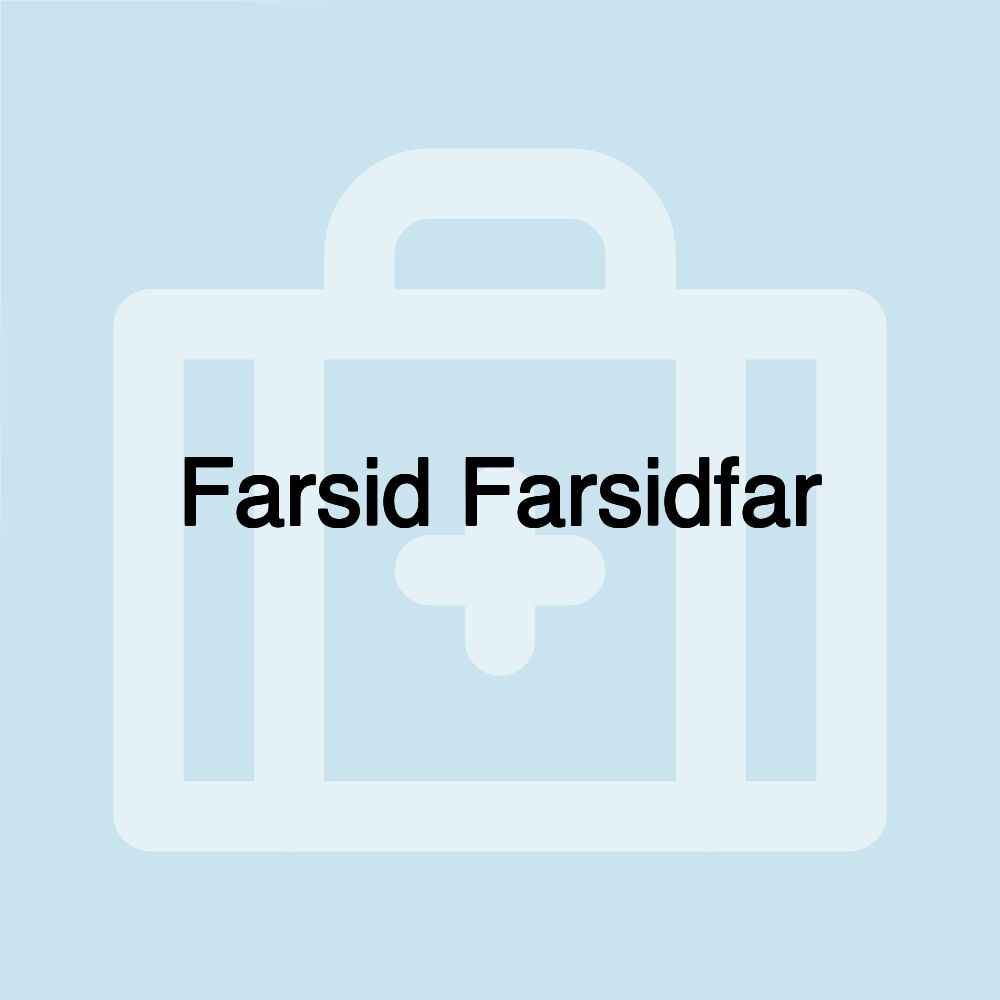 Farsid Farsidfar