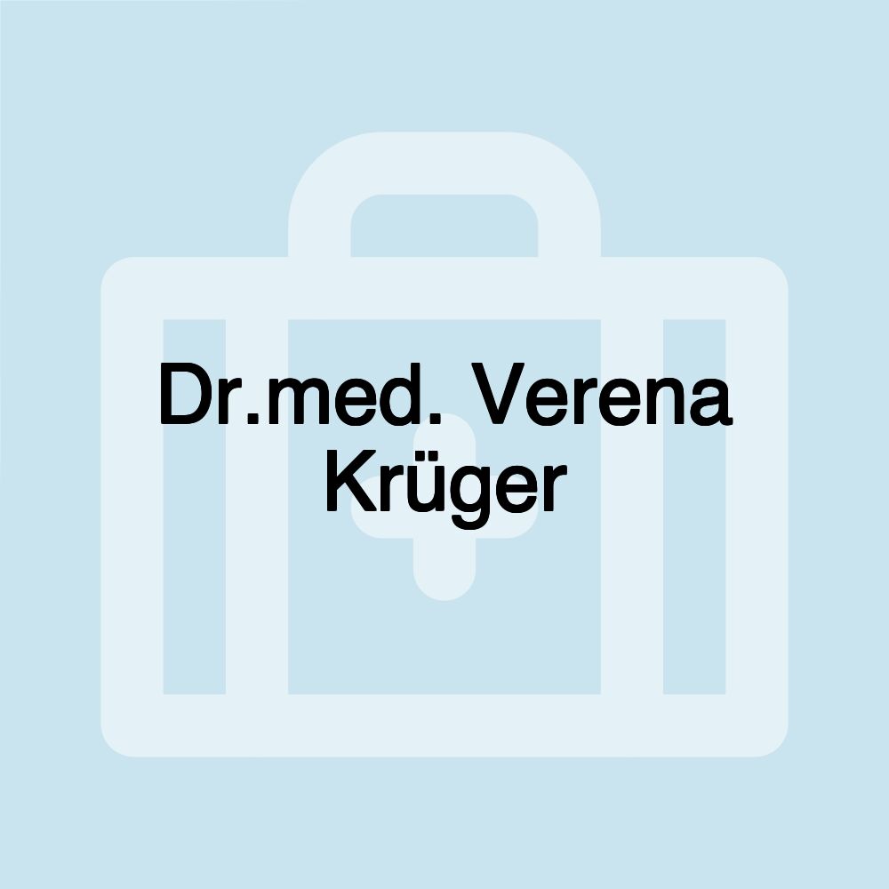 Dr.med. Verena Krüger