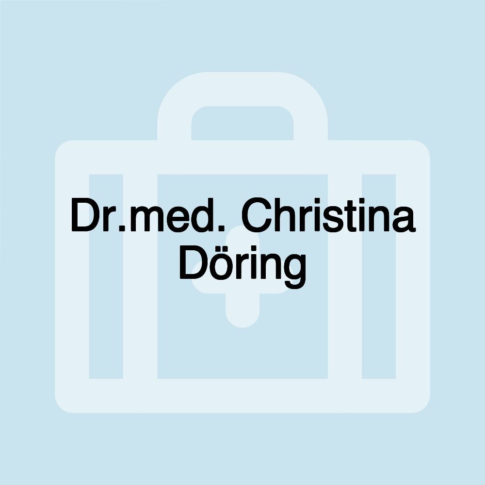 Dr.med. Christina Döring