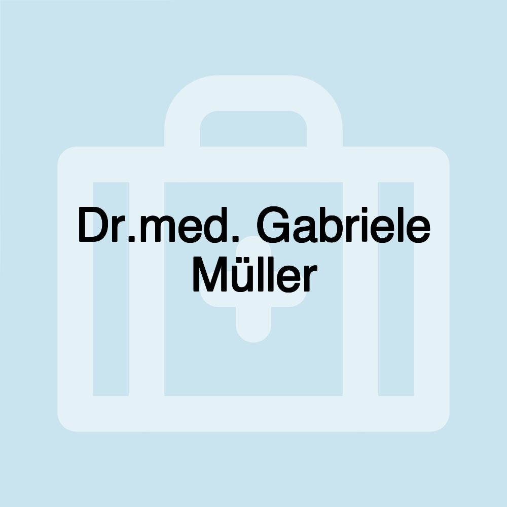 Dr.med. Gabriele Müller