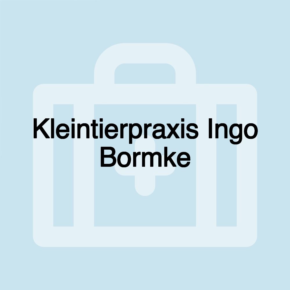 Kleintierpraxis Ingo Bormke