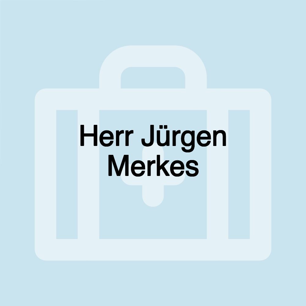 Herr Jürgen Merkes