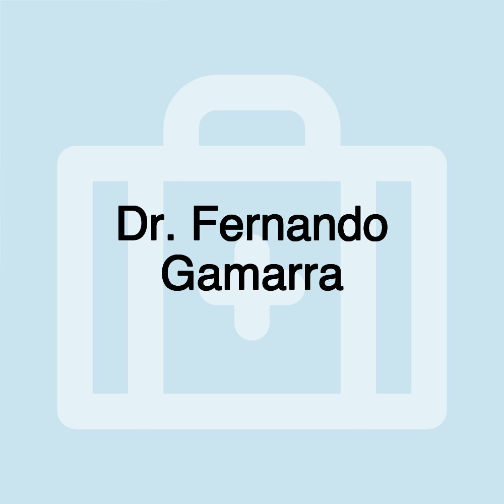 Dr. Fernando Gamarra