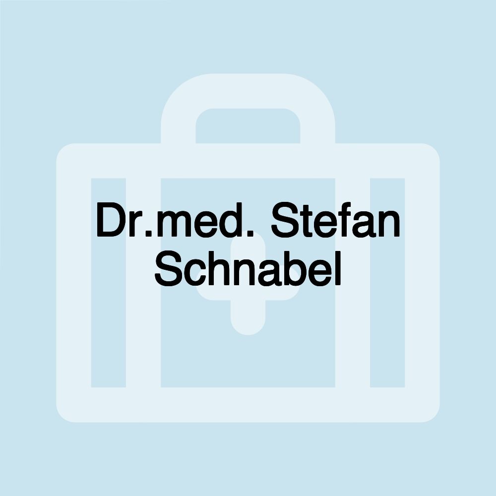 Dr.med. Stefan Schnabel