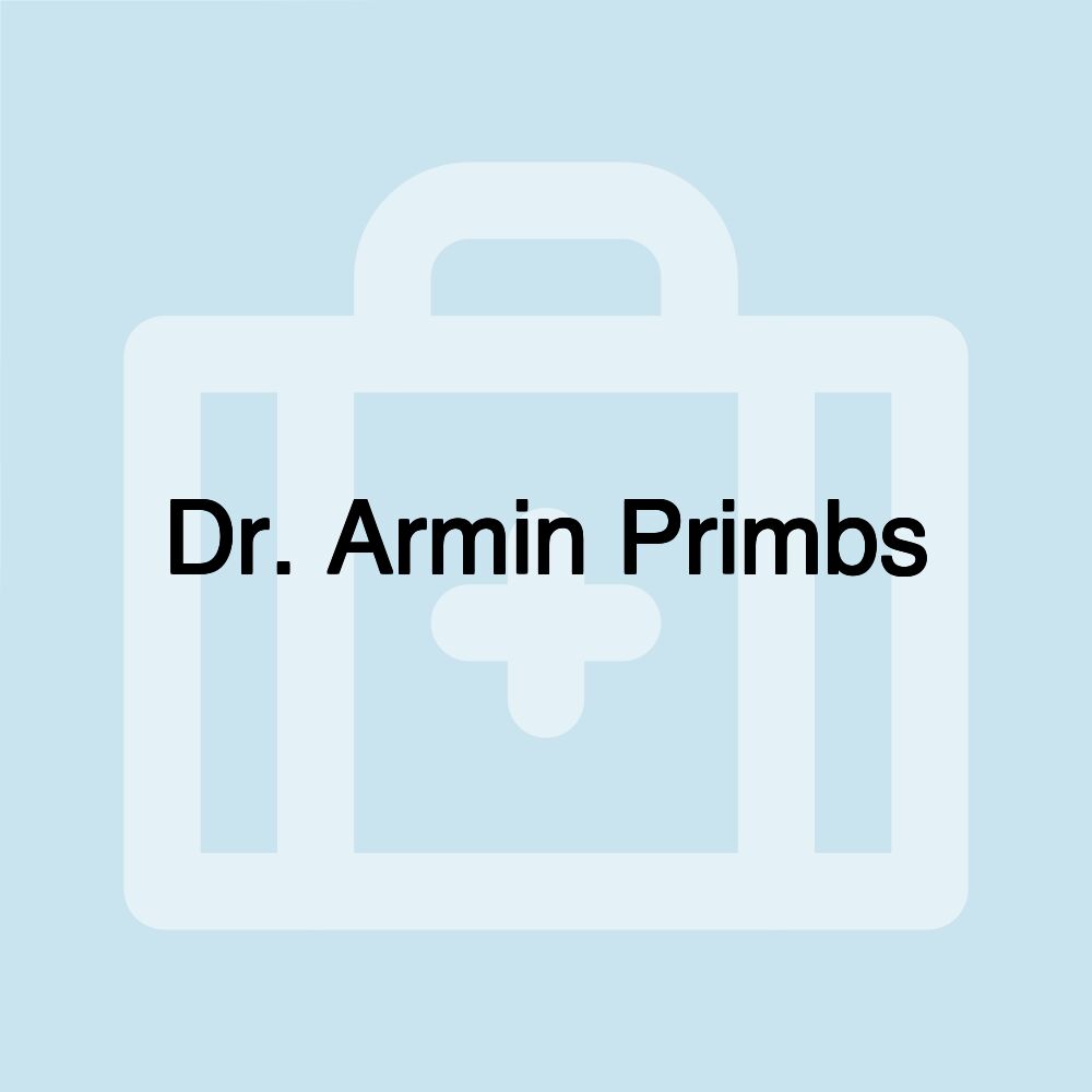 Dr. Armin Primbs