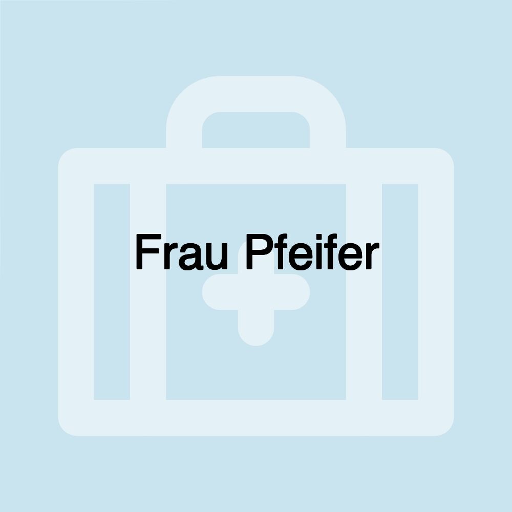 Frau Pfeifer