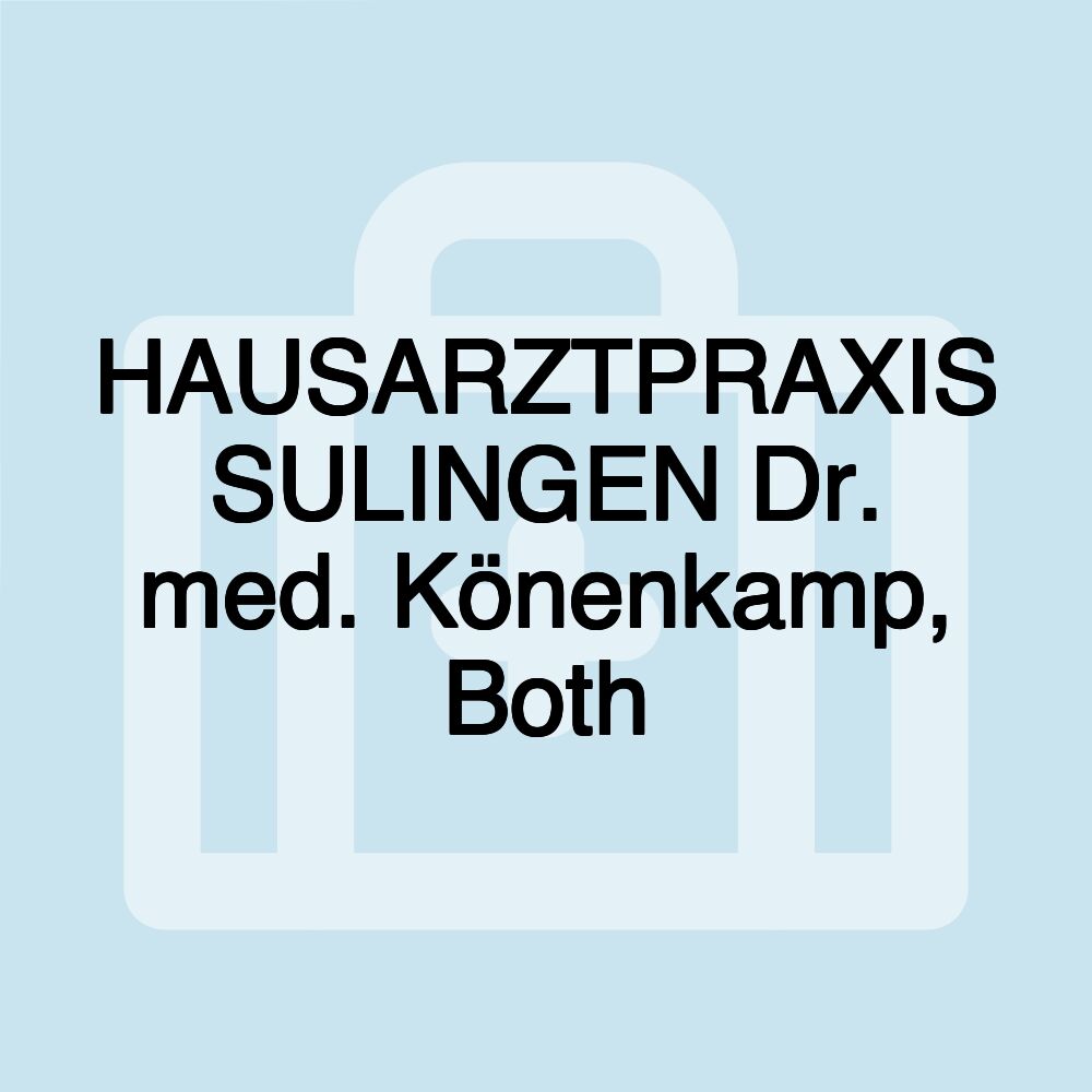 HAUSARZTPRAXIS SULINGEN Dr. med. Könenkamp, Both