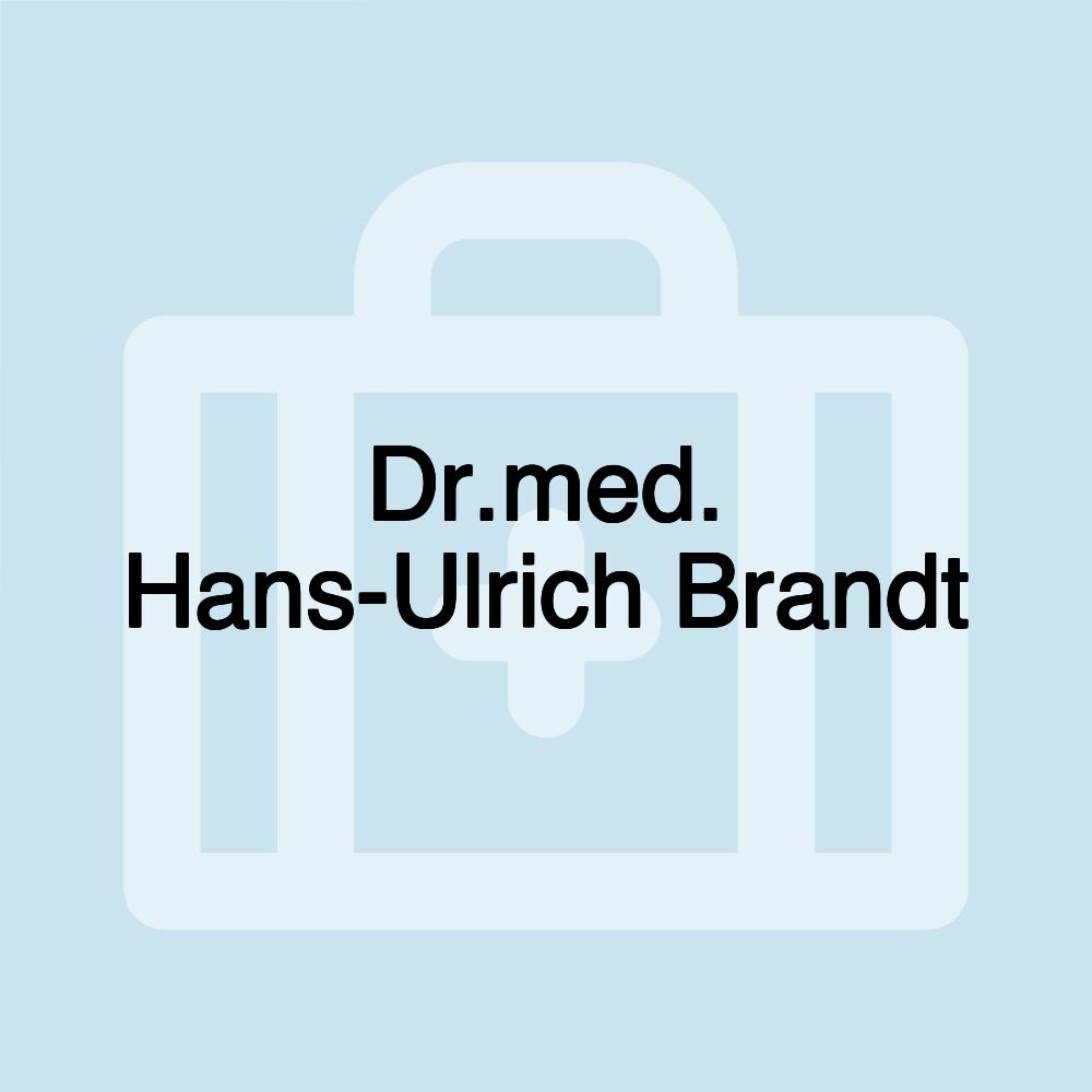 Dr.med. Hans-Ulrich Brandt