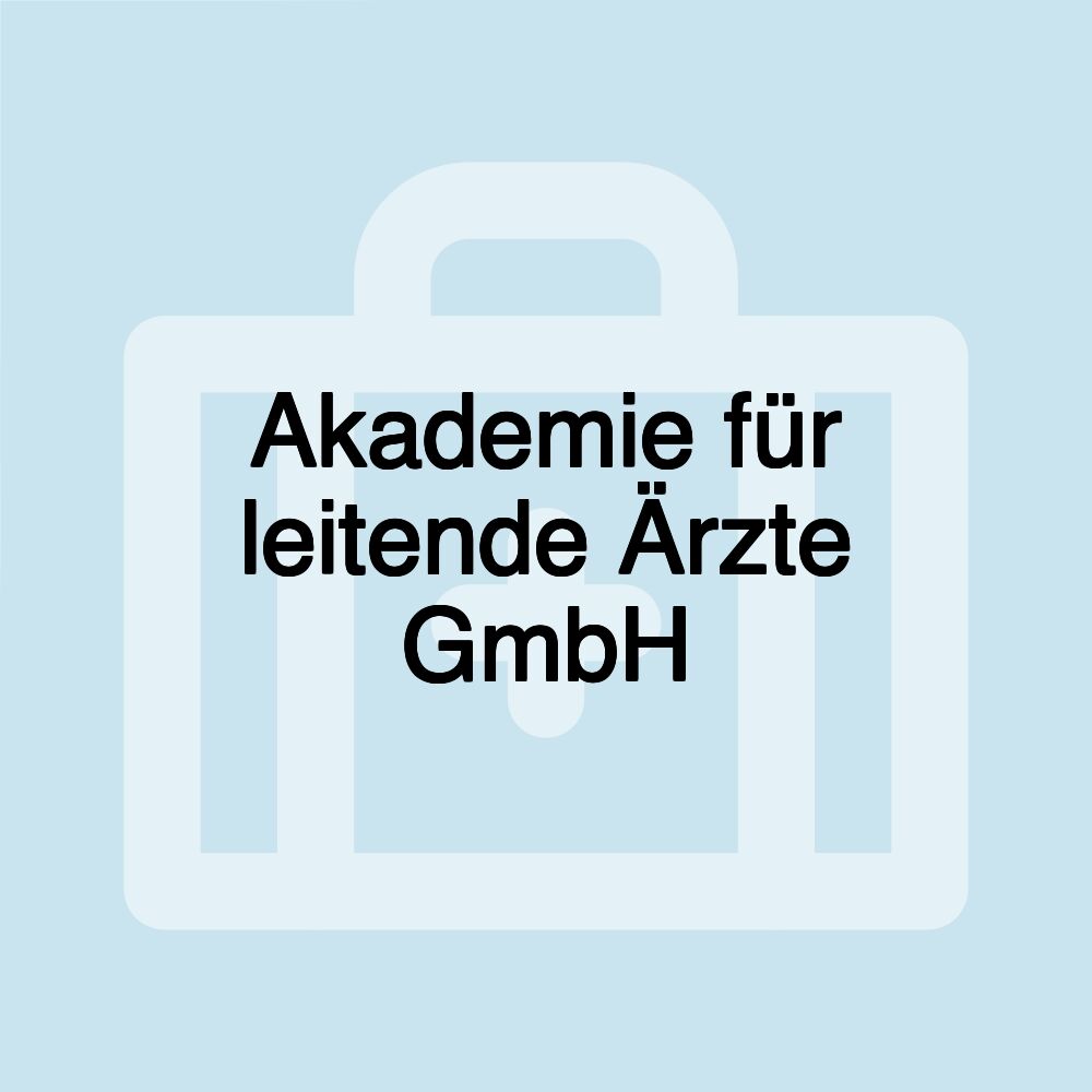 Akademie für leitende Ärzte GmbH