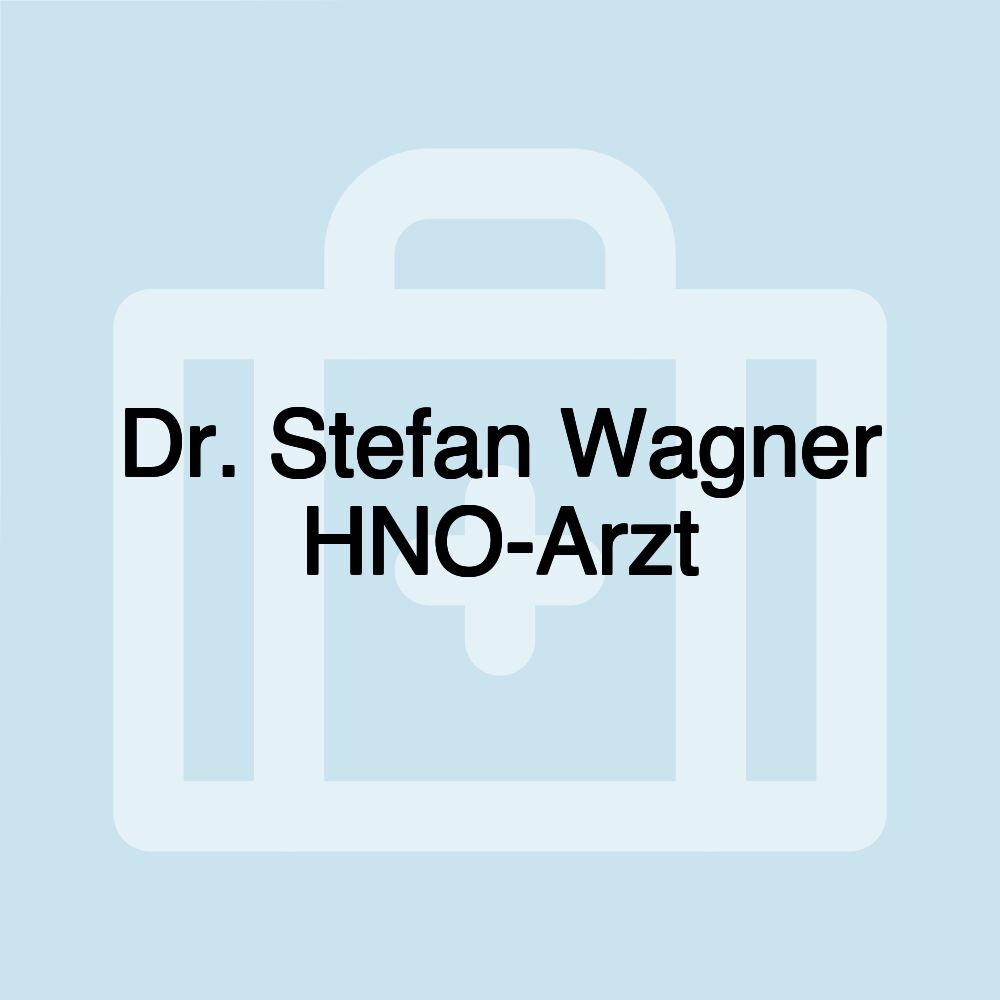 Dr. Stefan Wagner HNO-Arzt