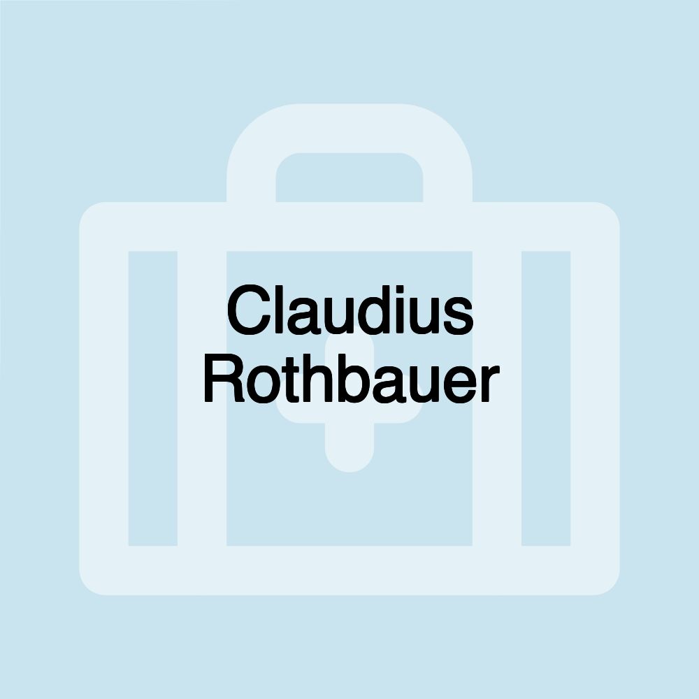 Claudius Rothbauer