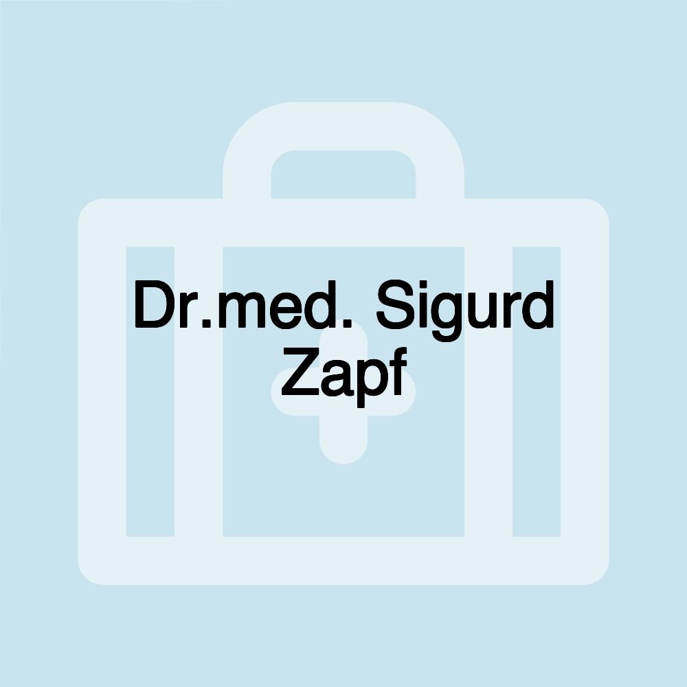 Dr.med. Sigurd Zapf