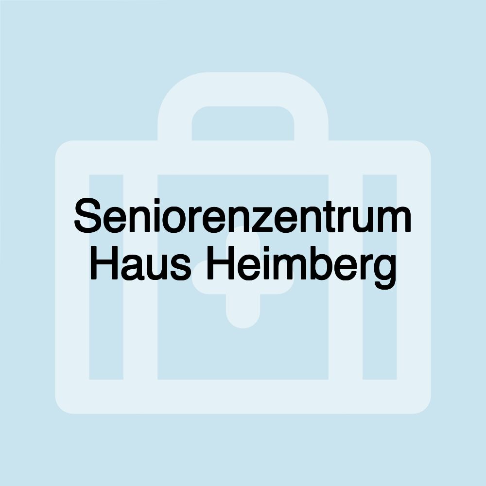 Seniorenzentrum Haus Heimberg