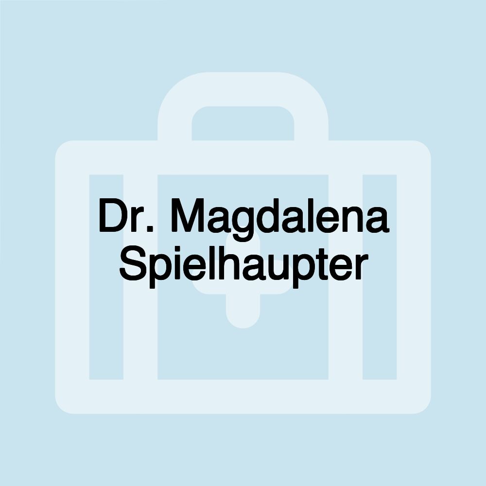 Dr. Magdalena Spielhaupter