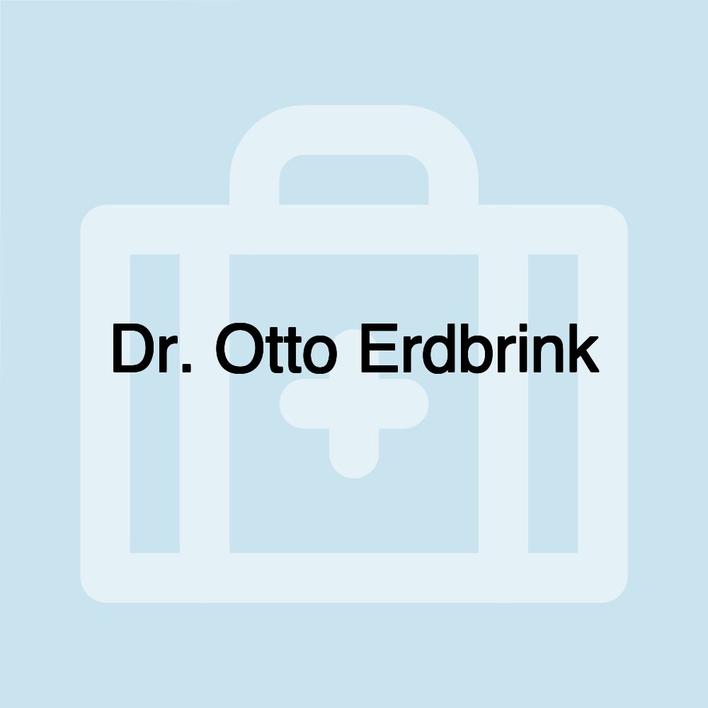 Dr. Otto Erdbrink