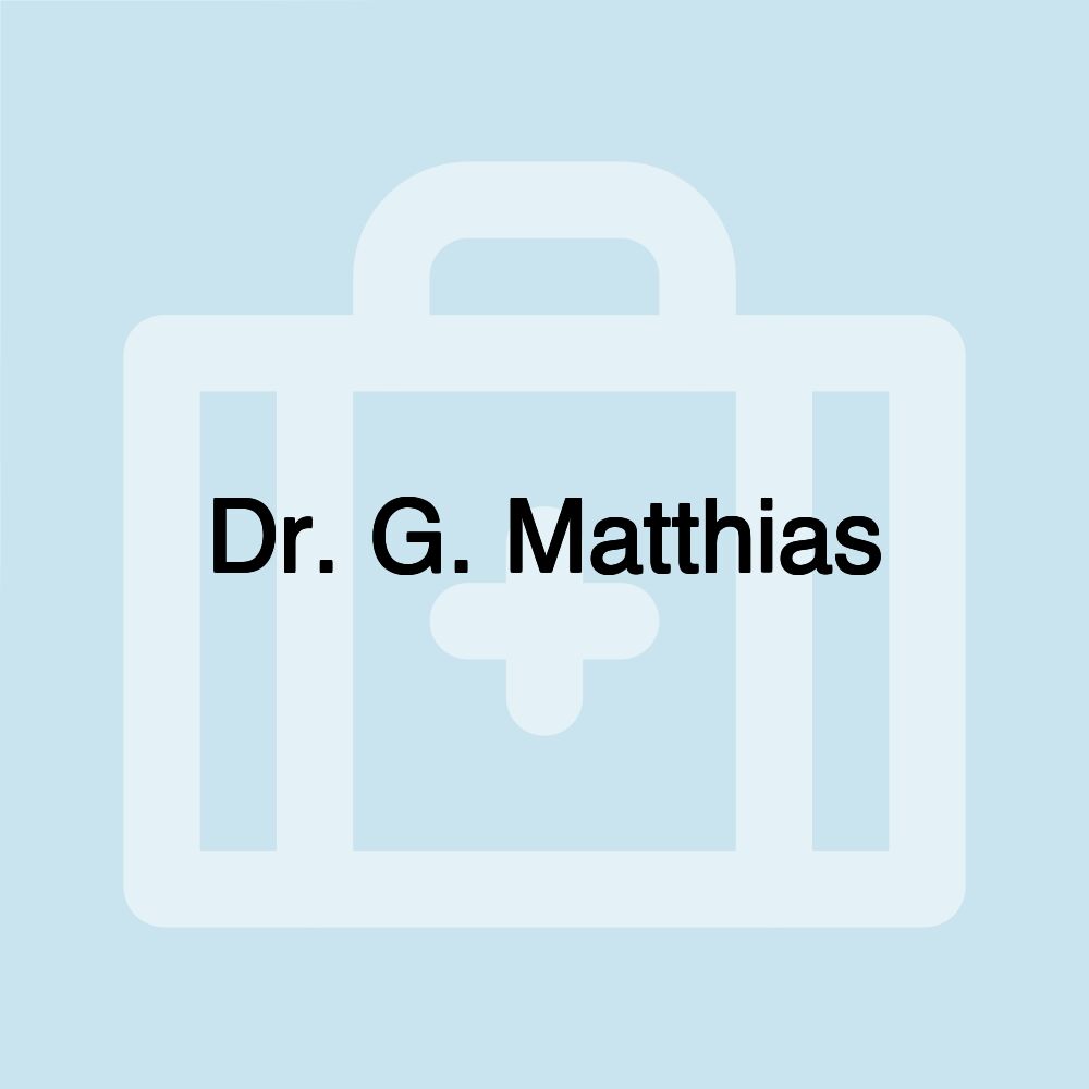 Dr. G. Matthias