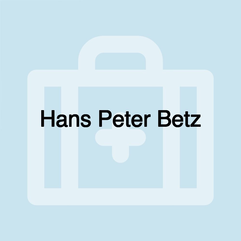 Hans Peter Betz