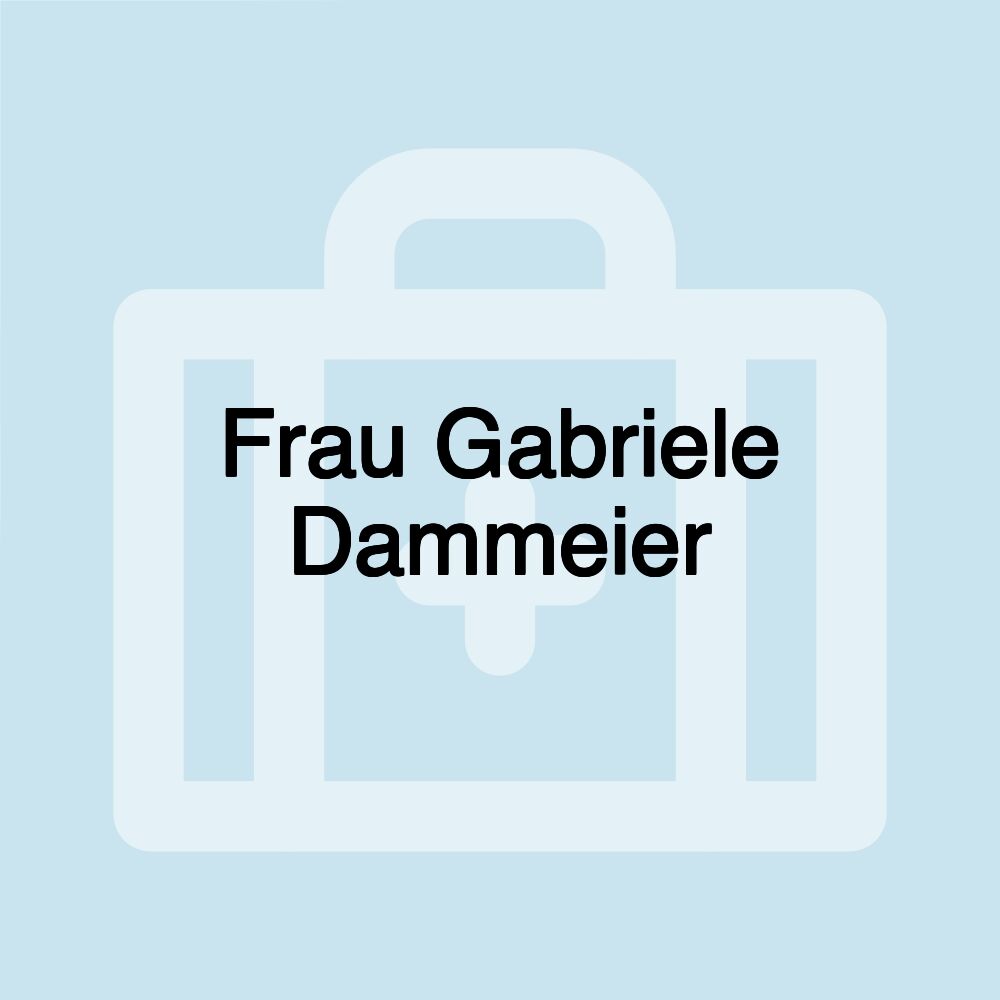 Frau Gabriele Dammeier