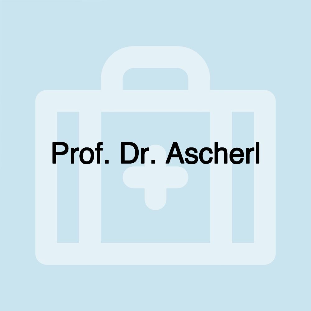 Prof. Dr. Ascherl