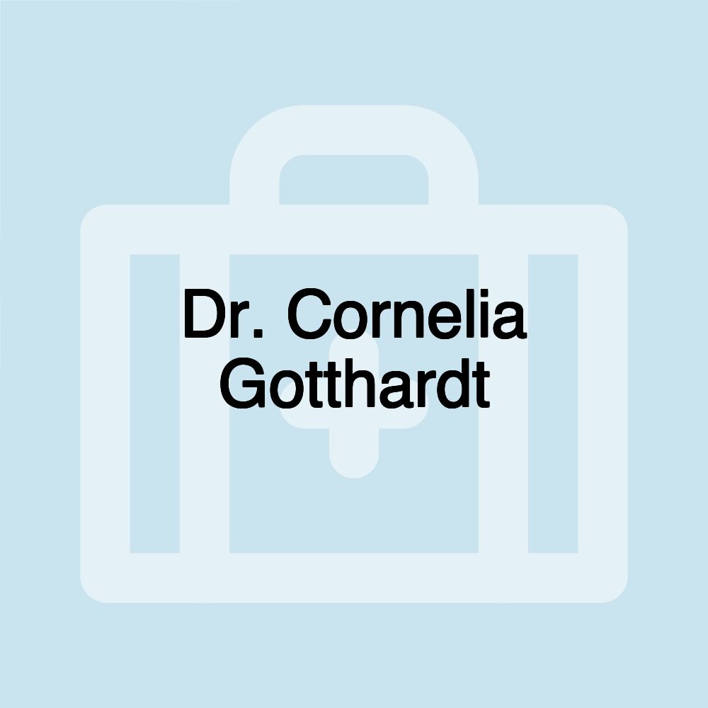 Dr. Cornelia Gotthardt