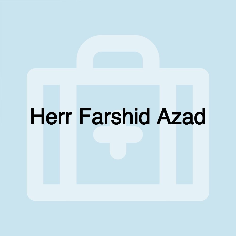 Herr Farshid Azad