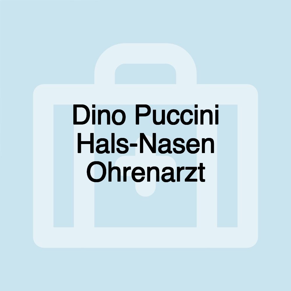 Dino Puccini Hals-Nasen Ohrenarzt