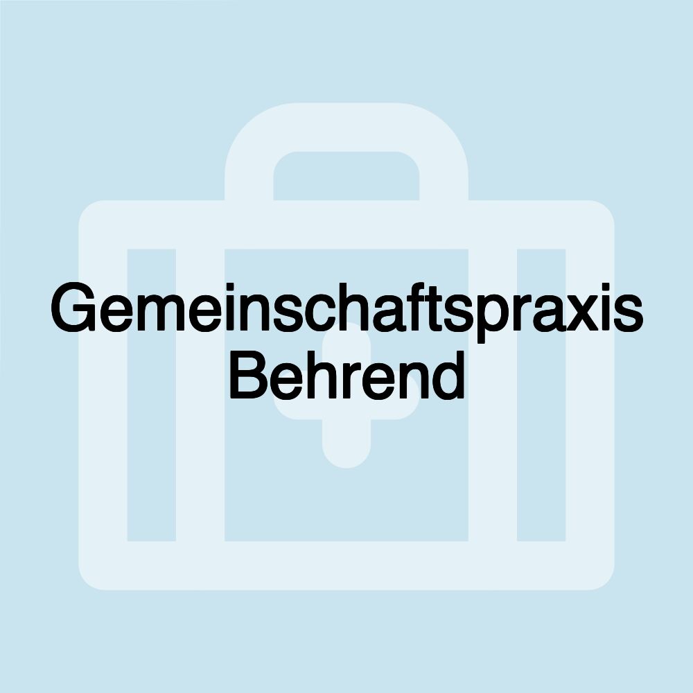 Gemeinschaftspraxis Behrend