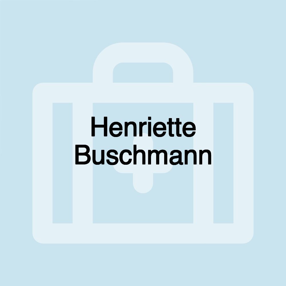 Henriette Buschmann