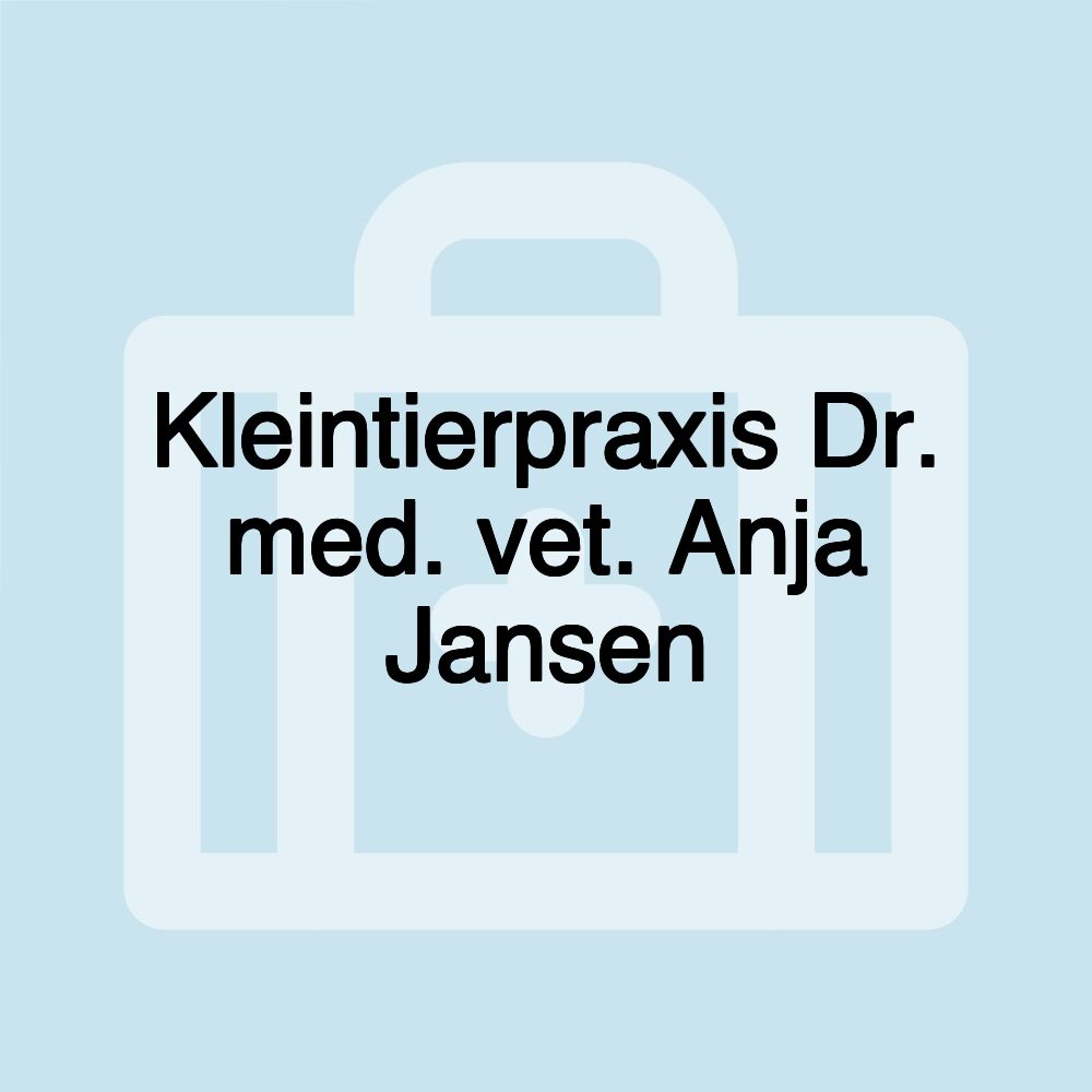 Kleintierpraxis Dr. med. vet. Anja Jansen