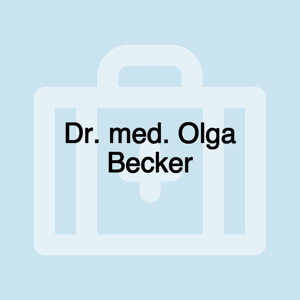 Dr. med. Olga Becker