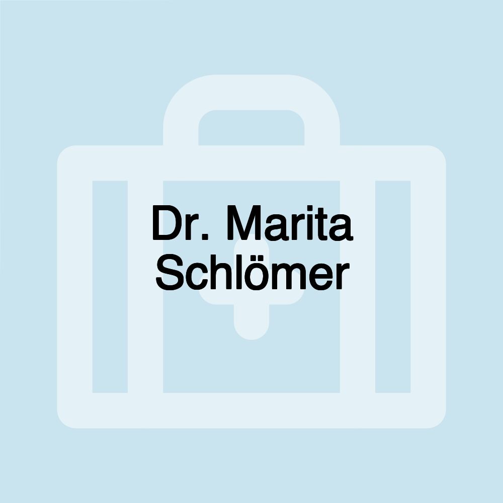 Dr. Marita Schlömer