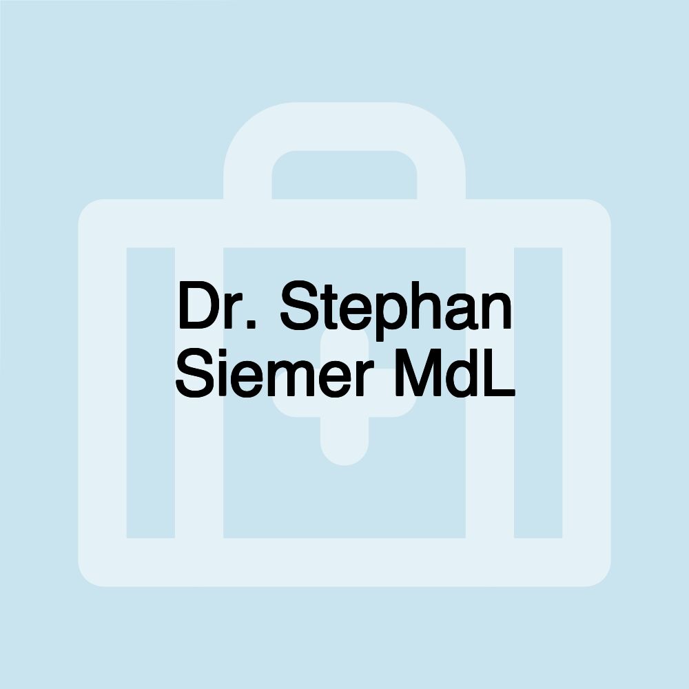 Dr. Stephan Siemer MdL