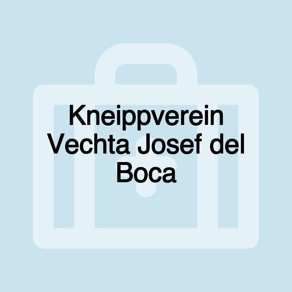 Kneippverein Vechta Josef del Boca