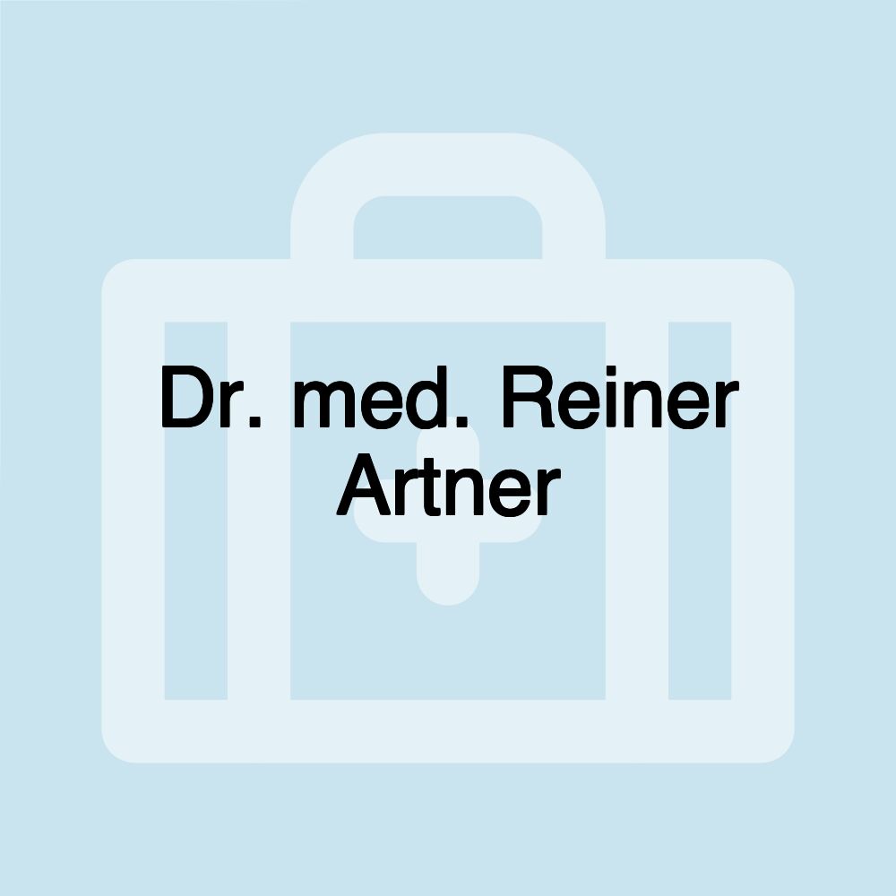 Dr. med. Reiner Artner