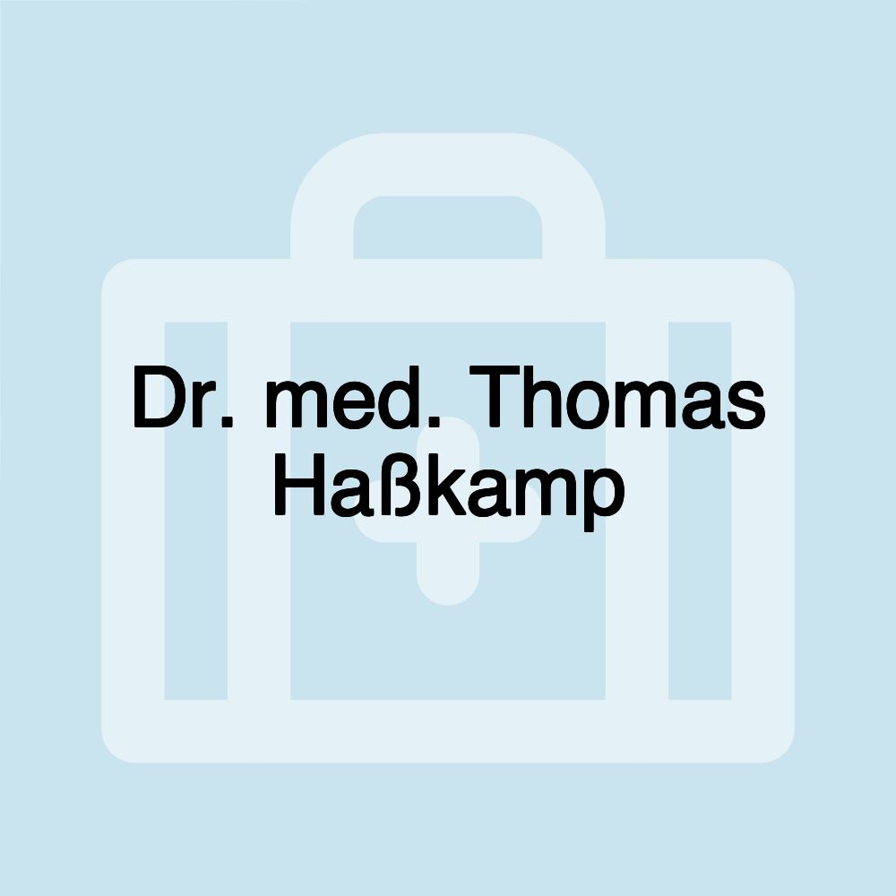 Dr. med. Thomas Haßkamp