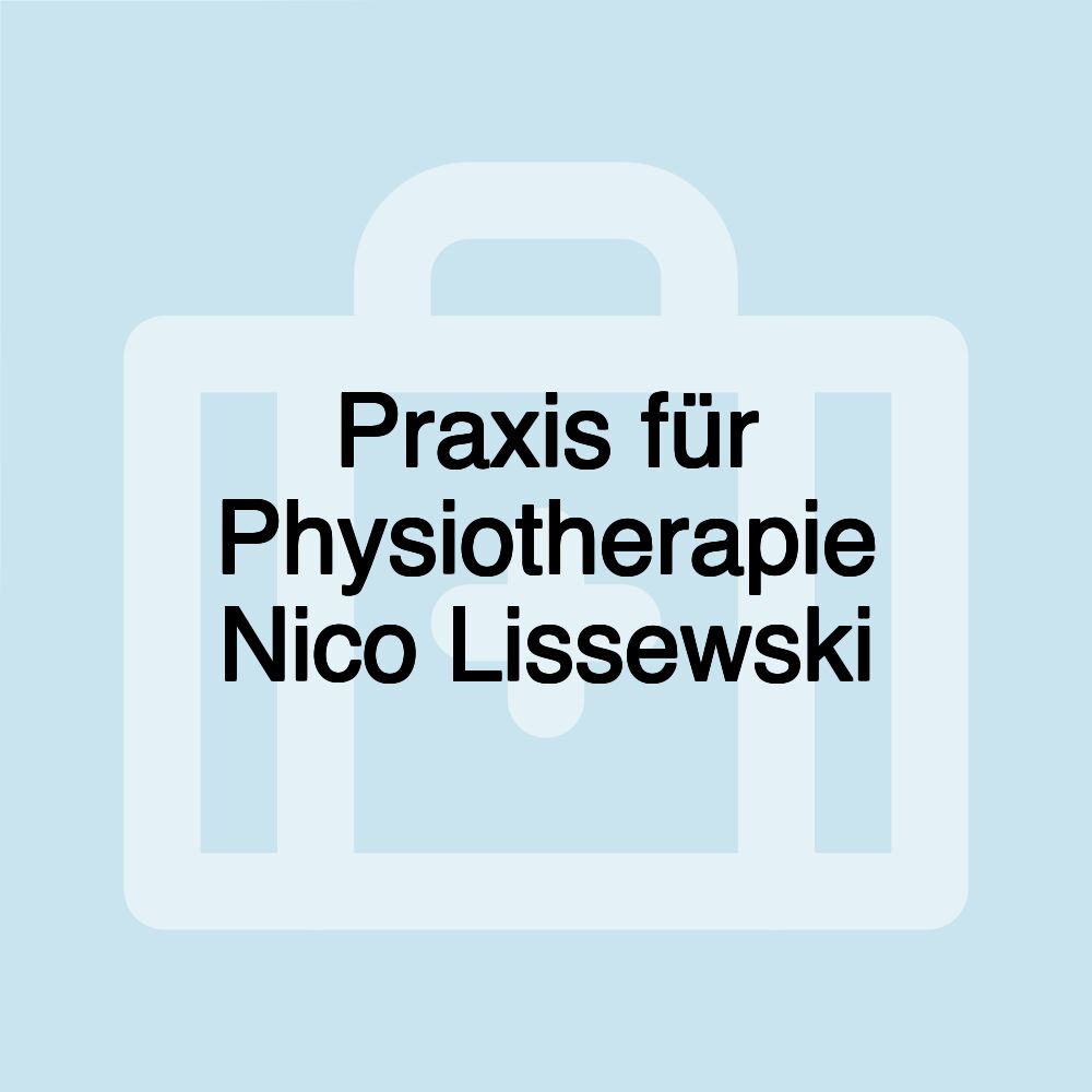 Praxis für Physiotherapie Nico Lissewski