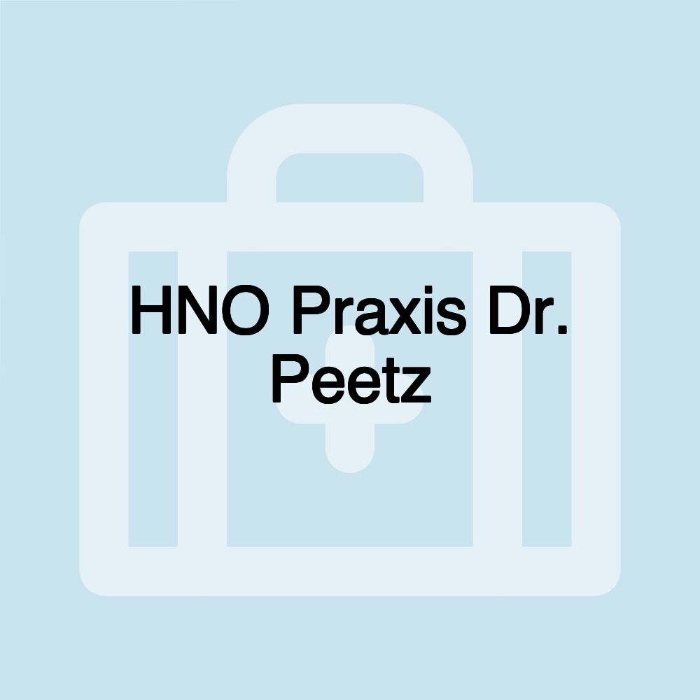 HNO Praxis Dr. Peetz