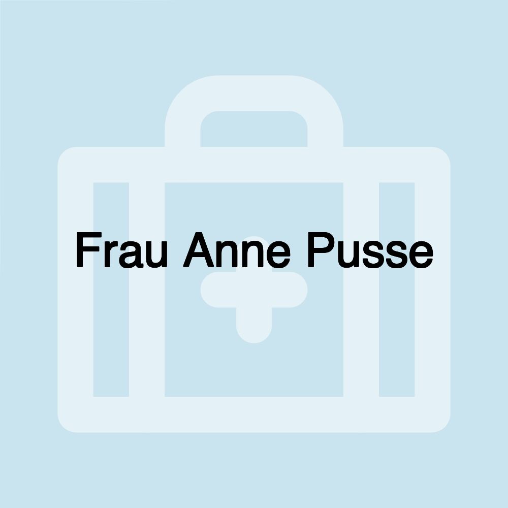 Frau Anne Pusse