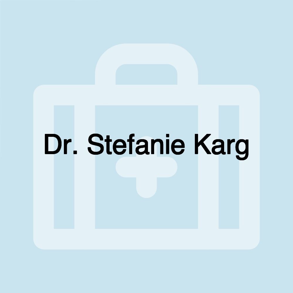 Dr. Stefanie Karg